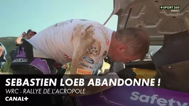 Le leader Sébastien Loeb contraint d'abandonner en Grèce - WRC