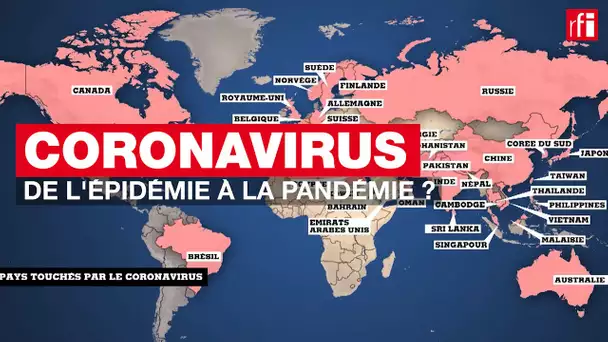 CORONAVIRUS : de l'épidémie à la pandémie ?