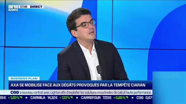 Guillaume Borie (Axa France) : Axa se mobilise face aux dégâts provoqués par la tempête Ciaran