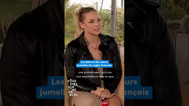 Les débuts des sœurs jumelles du #rugbyfrançais : Marine et Romane Ménager 🏉 #rugby #rugbyfeminin