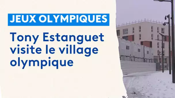 La visite de Tony Estanguet au futur village olympique de Lille