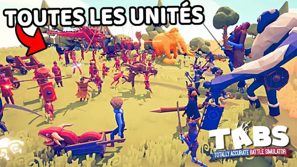 LES UNITÉS SECRÈTES VS TOUTES LES UNITÉS ! | TOTALLY ACCURATE BATTLE SIMULATOR FR