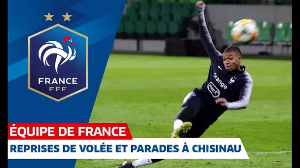 Fin de séance devant le but, Equipe de France I FFF 2019