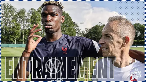 Avec Paul Pogba en séance, Equipe de France I FFF 2021