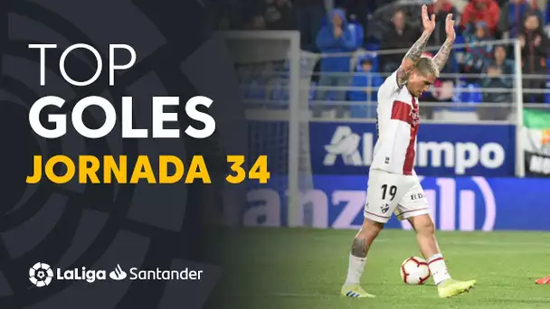 Todos los goles de la jornada 34 de LaLiga Santander 2018/2019