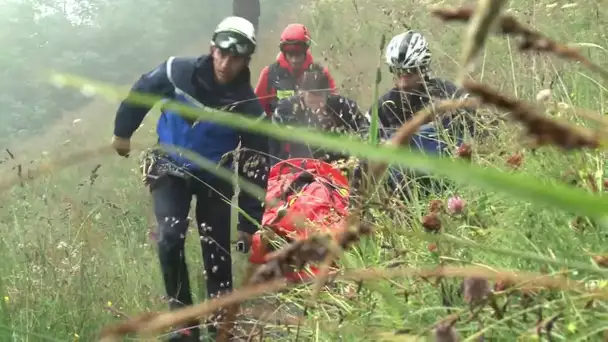 Ils ont voulu jouer les casse-cous en VTT