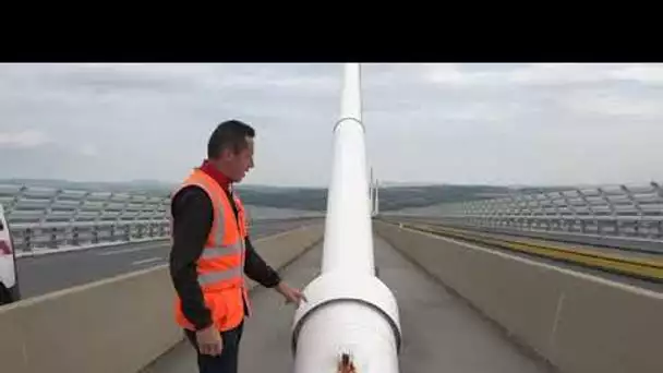 Millau : des travaux de maintenance sur le viaduc, les premiers depuis son ouverture en 2004