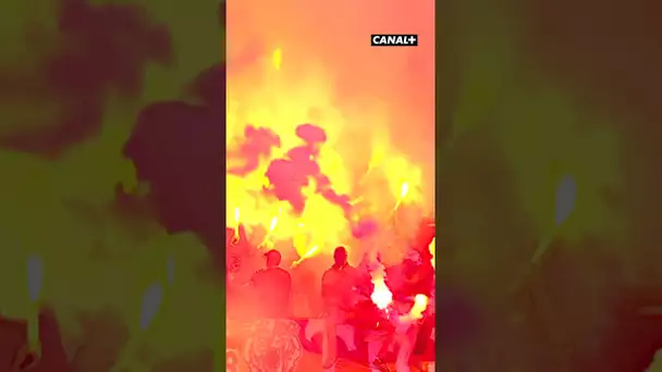 Les fumigènes dans la tribune de Lens 🔥 #shorts