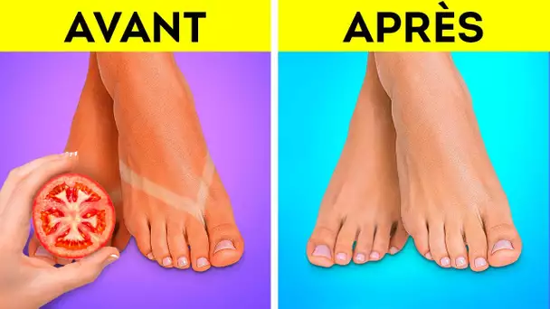 Astuces pour le soin des pieds 🦶👣 Astuces intelligentes pour garder vos pieds agréables et doux