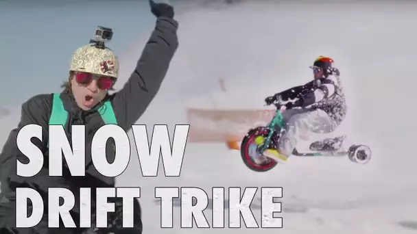 On a testé le Drift Trike sur la neige ! (feat. Laurent Perigault)