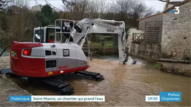 Un chantier qui prend l'eau à Saint-Maxire dans les Deux-Sèvres