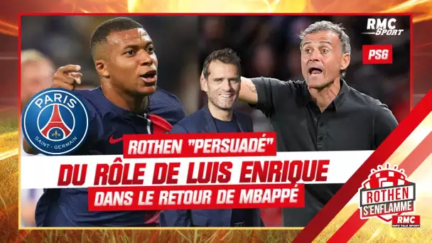 PSG : Rothen "persuadé" que Luis Enrique a eu un rôle dans le retour de Mbappé