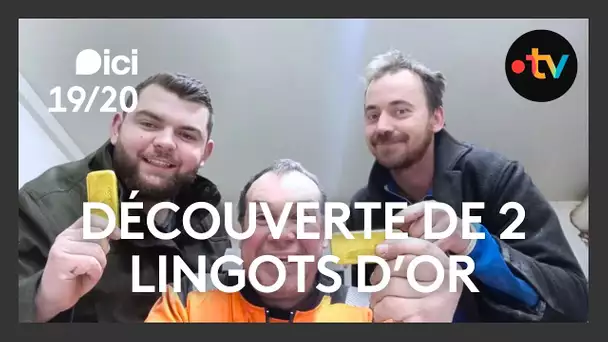 Des ouvriers retrouvent deux lingots d'or sur le chantier d'une ancienne banque à Angers