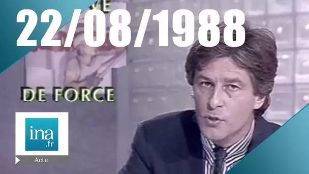 20h Antenne 2 du 22 août 1988 | Épreuve de force en Pologne | Archive INA