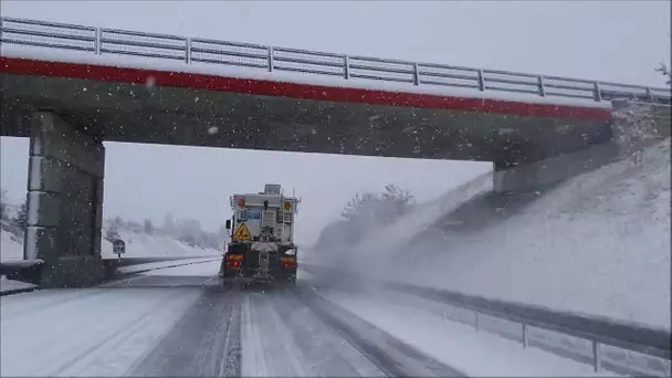 Neige dans l'Eure le 24 janvier 2021