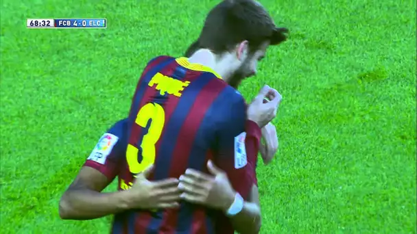 Gol de Alexis (4-0) en el FC Barcelona - Elche CF - HD