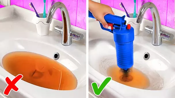 Gadgets et astuces astucieux pour la salle de bains, pour toutes les situations