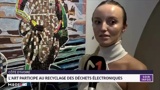 Côte d´Ivoire : l´art participe au recyclage des déchets électroniques