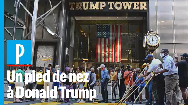 « Black Lives Matter » s'affiche au pied de la Trump Tower