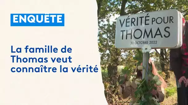 La famille de Thomas veut connaître la vérité