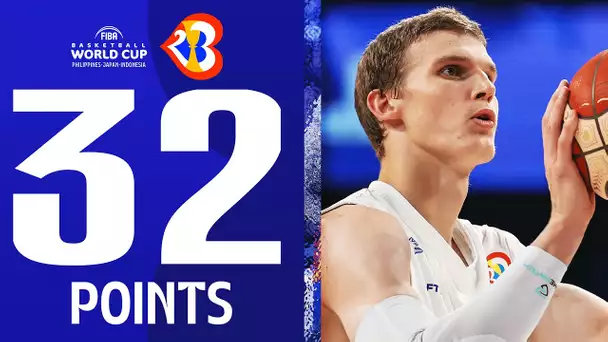 Lauri Markkanen GOES OFF AGAIN In #FIBAWC Action! Drops 32 PTS & 9 REBS In The Finland W!