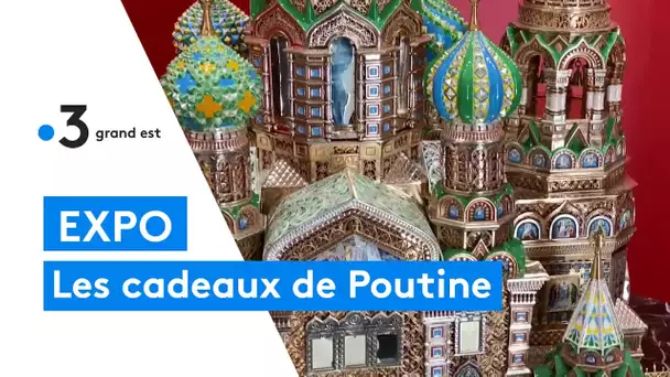 Exposition au Centre Mondial de la Paix de Verdun : les cadeaux des chefs d'état : ceux de Poutine