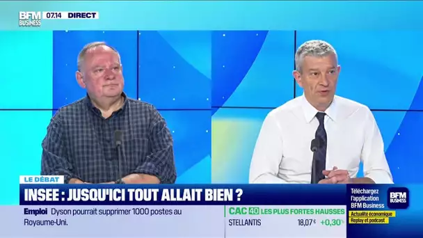 Nicolas Doze face à Jean-Marc Daniel : Insee, jusqu'ici tout allait bien ?