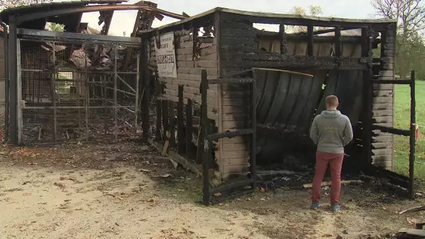 Incendie au club nautique d'Aubeterre-sur-Dronne