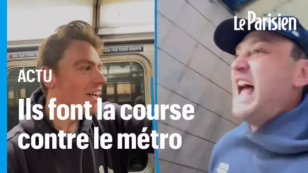 New York : deux jeunes tentent de courir plus vite que le métro