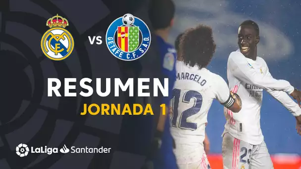 Resumen de Real Madrid vs Getafe CF (2-0)