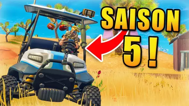 FORTNITE SAISON 5 : NOUVELLE MAP & VÉHICULE !