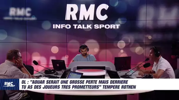 OL : "Aouar serait une grosse perte mais derrière tu as des joueurs très prometteurs" tempère Rothen