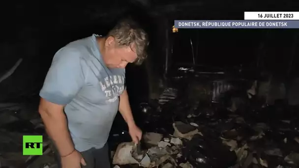 «Ma femme est à l’hôpital, elle est brulée à 80%», rapporte un homme après un bombardement ukrainien