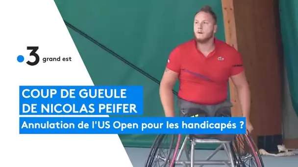 Handisport : le coup de gueule de Nicolas Peifer après l'annulation de l'US Open pour les handicapés