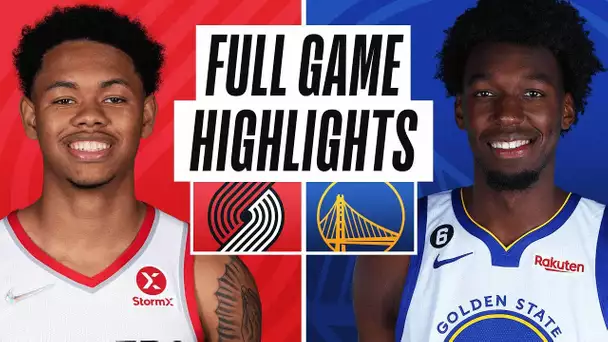 TRAIL BLAZERS at WARRIORS | NBA PRESEASON FULL GAME HIGHLIGHTS | October 11, 2022