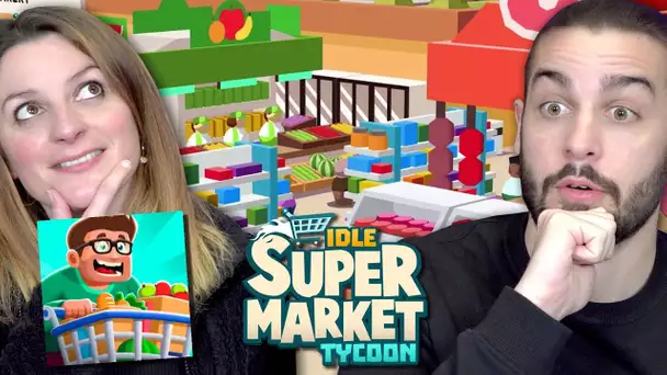 ON OUVRE NOTRE PREMIER SUPERMARCHE ! | IDLE SUPERMARKET TYCOON