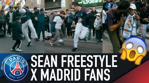 REAL MADRID FANS VS PARIS (Séan garnier + S3 Freestyle) Live!