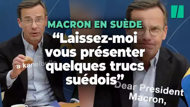 Les conseils (très drôles) du premier ministre suédois souhaitant la bienvenue à Macron