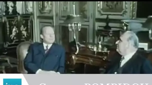 Willy Brandt et Georges Pompidou à Paris en 1973 - Archive vidéo INA