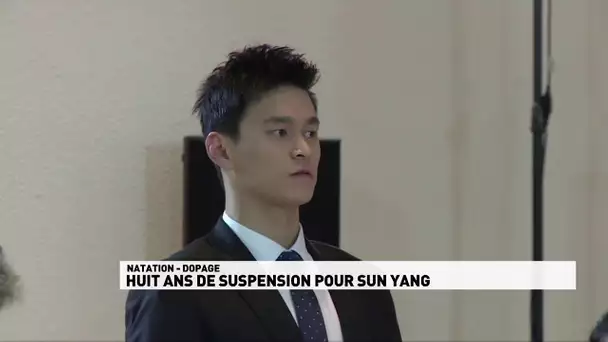Huit ans de suspension pour Sun Yang