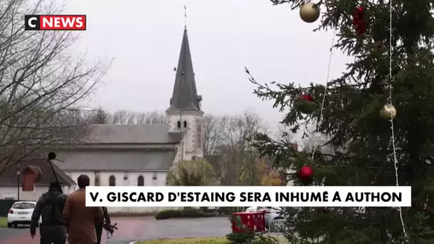 Emotion à Authon après la mort de Valéry Giscard d’Estaing