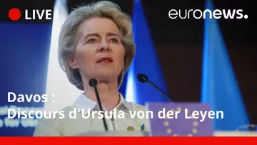 En direct | Discours d'Ursula von der Leyen à Davos