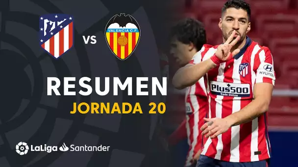 Resumen de Atlético de Madrid vs Valencia CF (3-1)