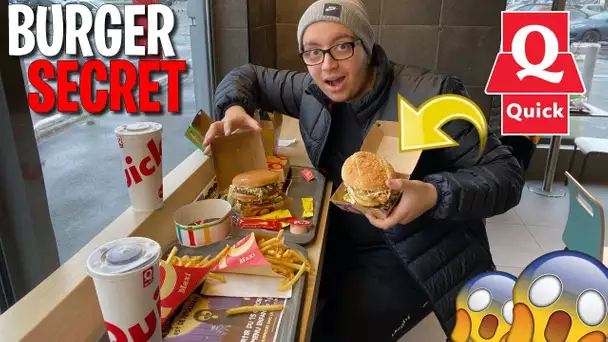 AVOIR LES BURGER SECRET AU QUICK 😱😱 !