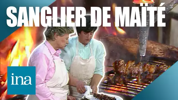 Les brochettes de sanglier marinées de Maïté 🐗🔥  | INA Recettes vintage