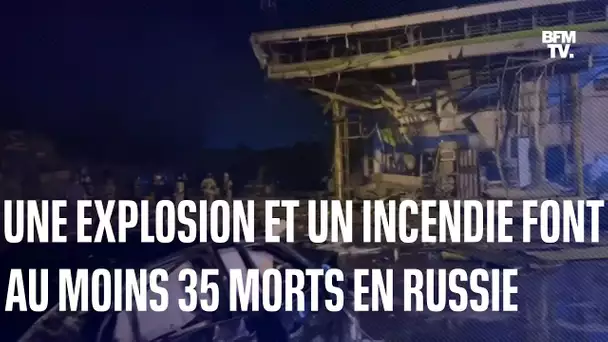 Une explosion et un incendie dans une station-service font au moins 35 morts en Russie