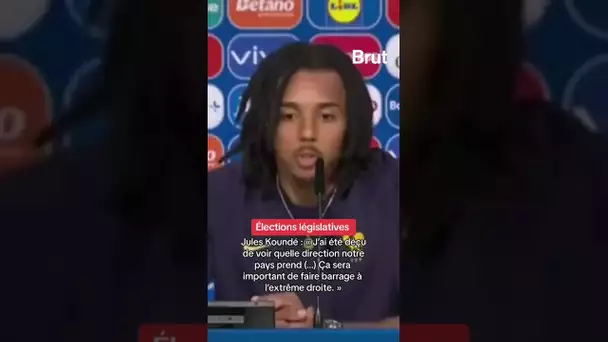 Jules Koundé : "J’ai été déçu de voir quelle direction notre pays prend."