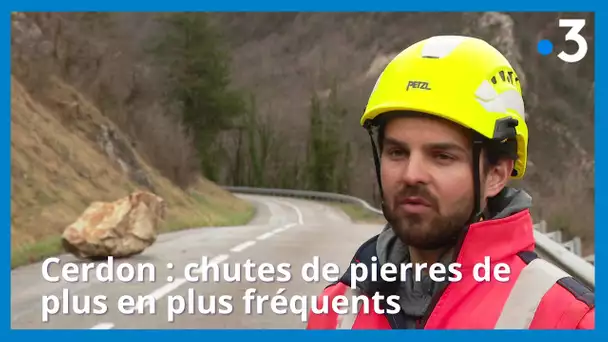 Climat : les chutes de pierres de plus en plus fréquentes à Cerdon (Ain)