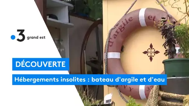 Hébergements insolites : bateau d'argile et d'eau