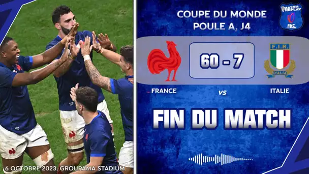 France 60-7 Italie : Les Bleus se hissent en quarts avec une perf’ XXL… le match replay RMC